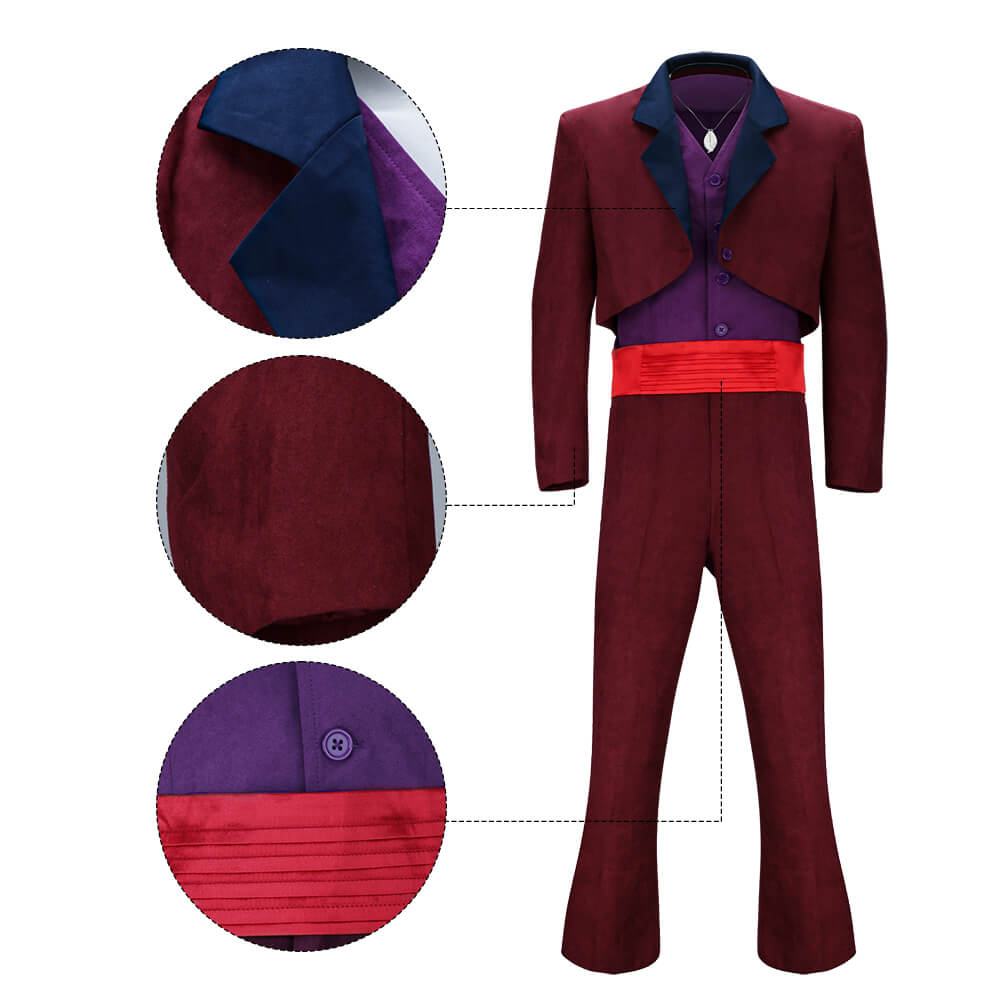 Dr. Facilier Costume The Princess and the Frog Shadow Man Cosplay (Ready to Ship) Vikidoky