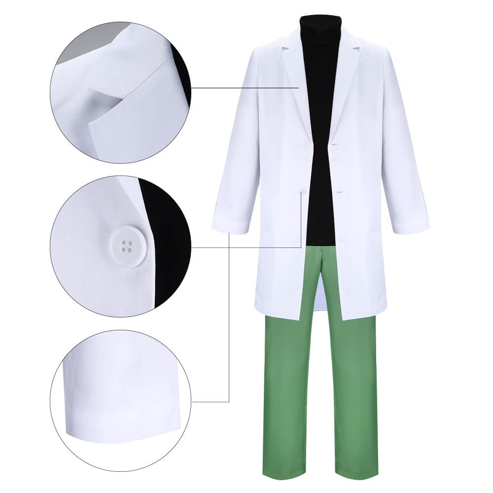 Phineas and Ferb Dr. Heinz Doofenshmirtz Cosplay Costume