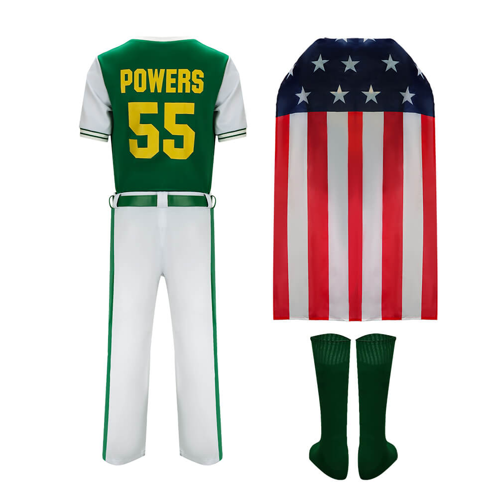 Eastbound & Down Kenny Powers Baseball Jersey Cosplay Costume (S-XXL Ready to Ship) Vikidoky