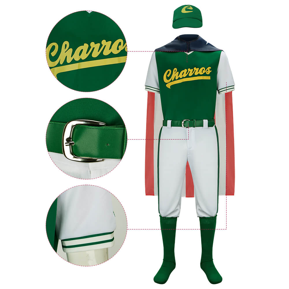 Eastbound & Down Kenny Powers Baseball Jersey Cosplay Costume (S-XXL Ready to Ship) Vikidoky