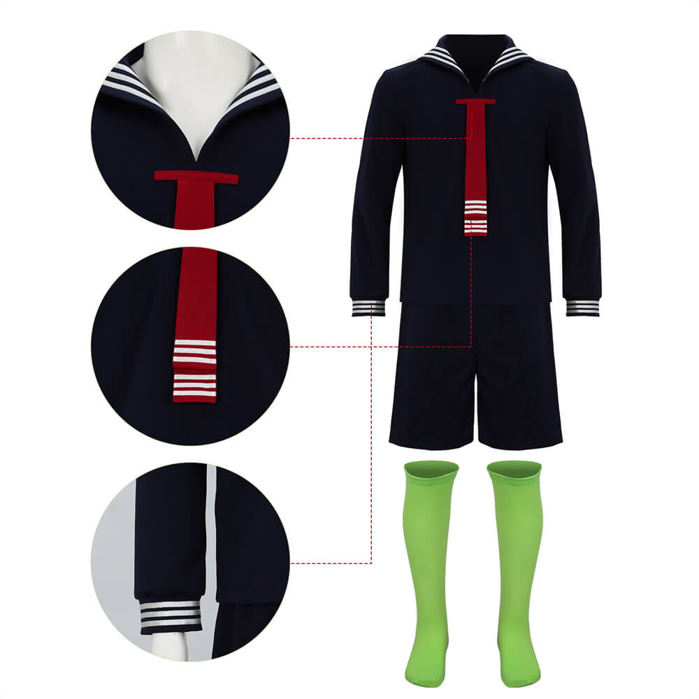 El Chavo Del Ocho Quico Kiko Cosplay Costume for Adults (Ready to Ship) Vikidoky