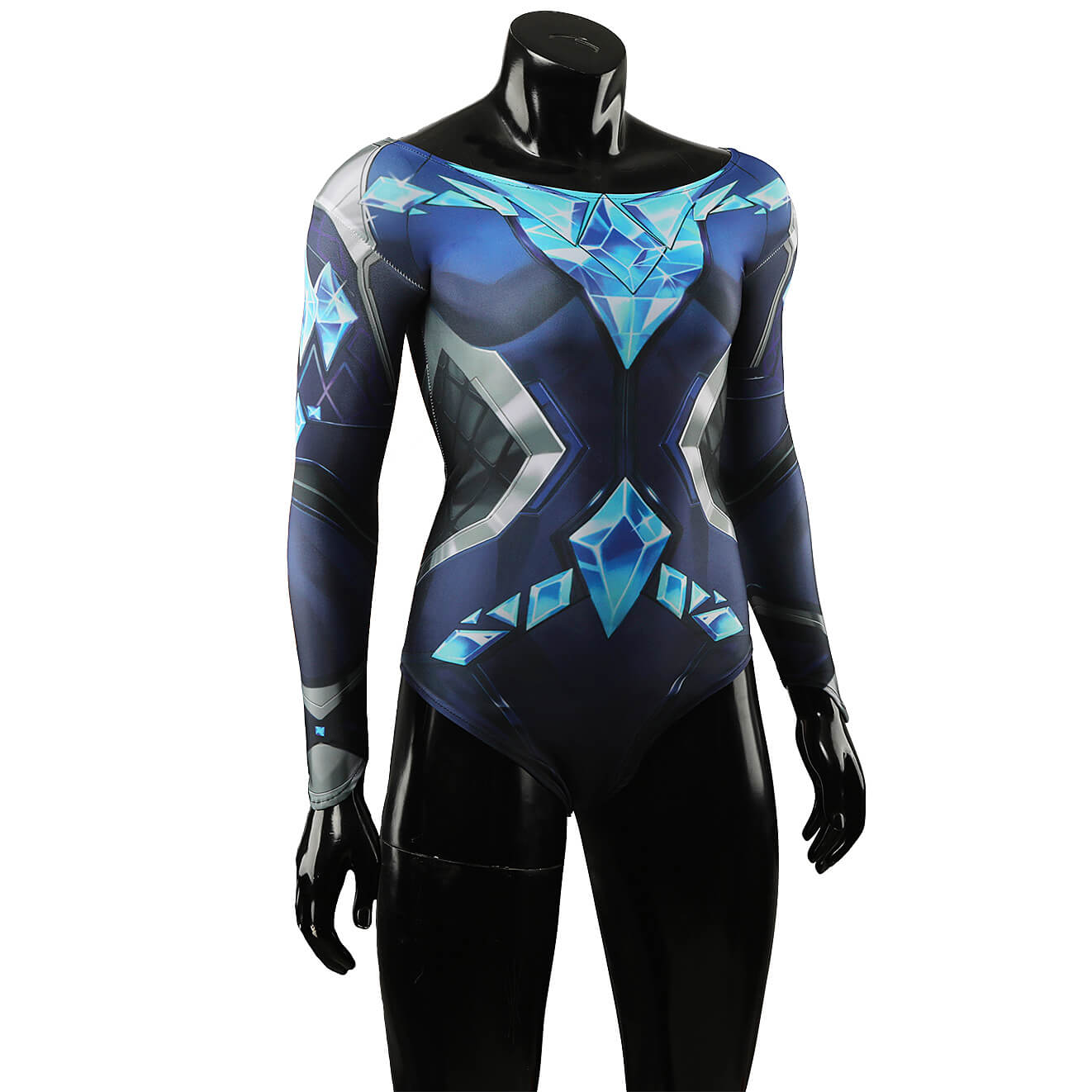 Marvel Rivals Emma Frost Blue Sapphire Swimwear Summer Swimsuit for Women
