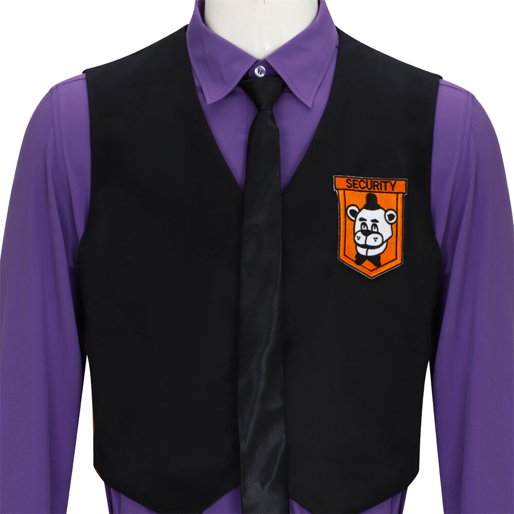 FNAF Movie William Afton Purple Guy Cosplay Costume (Ready to Ship) Vikidoky