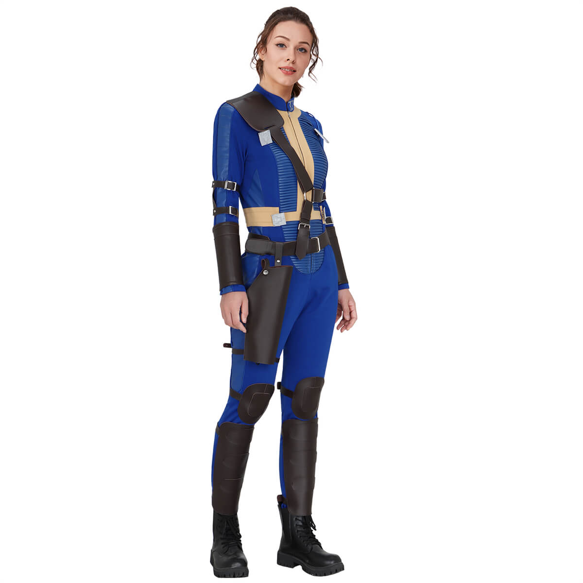 Fallout TV Lucy Costume Vault 33 Suit Cosplay Vikidoky