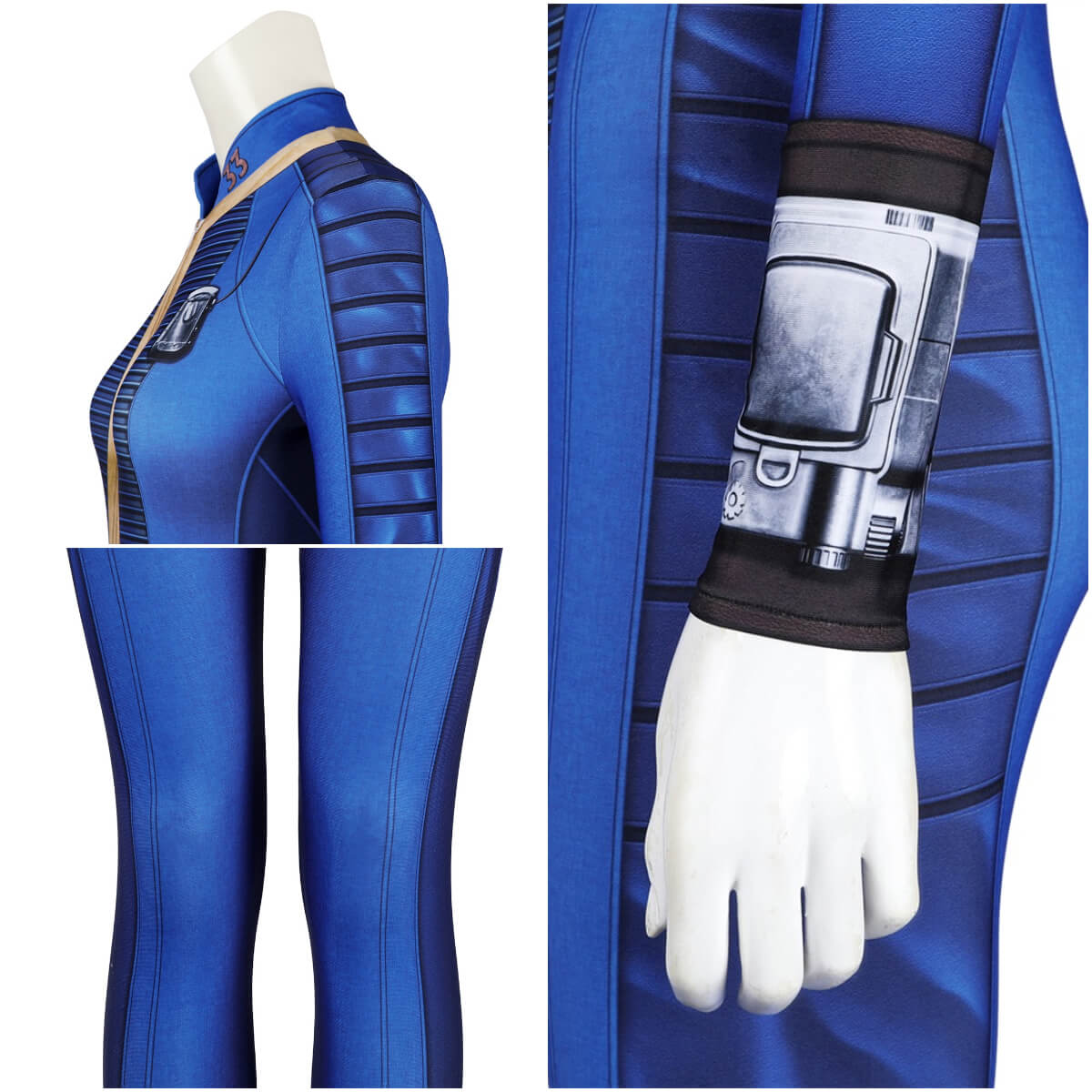 Fallout TV Lucy Bodysuit Vault 33 Cosplay Costume Vikidoky