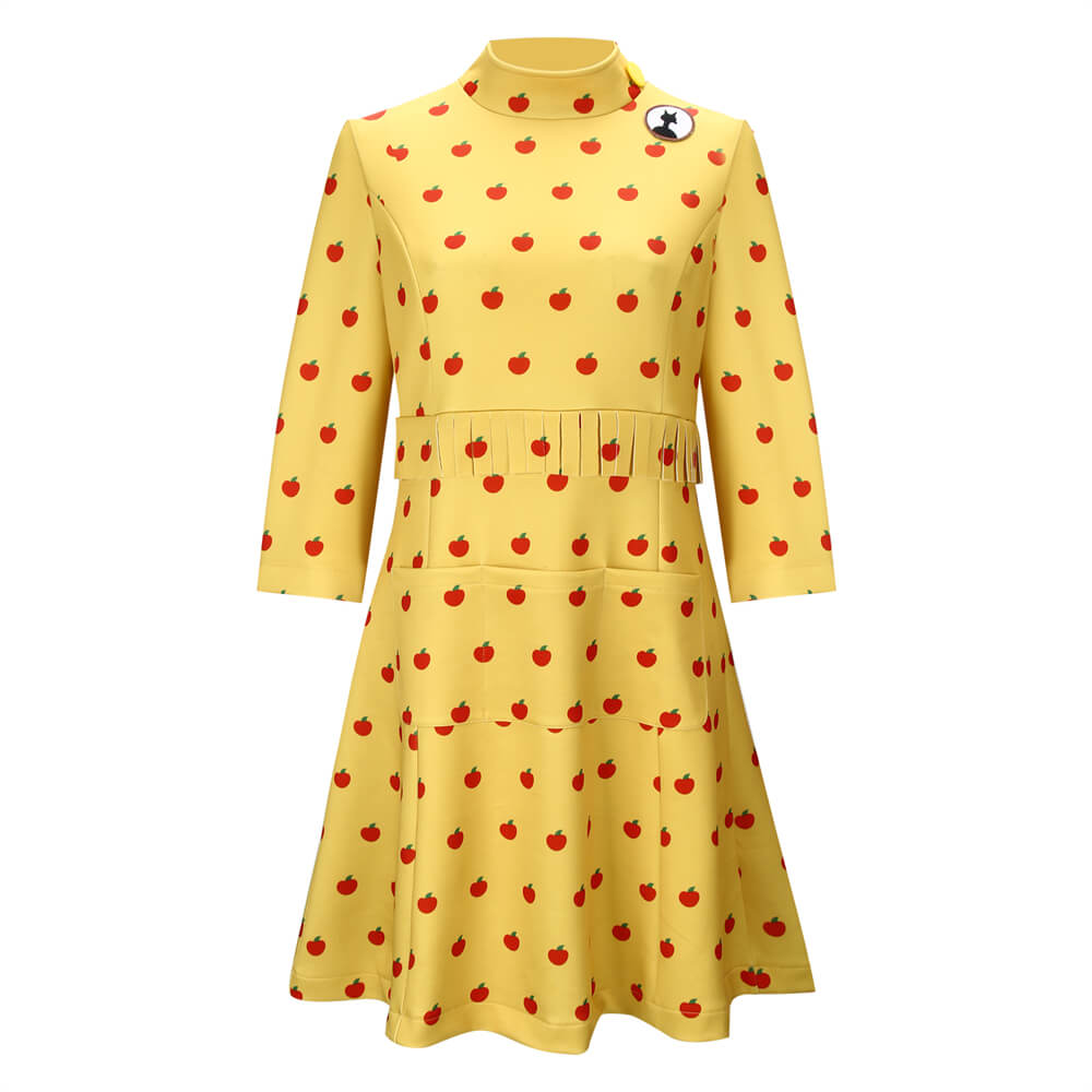 Fantastic Mr. Fox Mrs. Fox Dress Cosplay Costume Vikidoky
