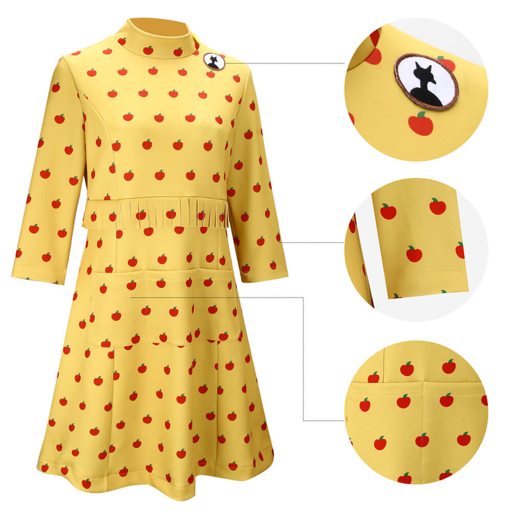 Fantastic Mr. Fox Mrs. Fox Dress Cosplay Costume Vikidoky