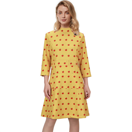 Fantastic Mr. Fox Mrs. Fox Dress Cosplay Costume Vikidoky