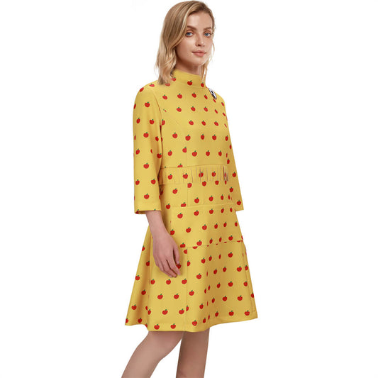 Fantastic Mr. Fox Mrs. Fox Dress Cosplay Costume Vikidoky