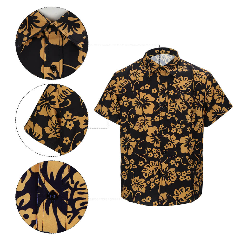 Raoul Duke Hawaiian Shirt Fear and Loathing in Las Vegas Cosplay Vikidoky