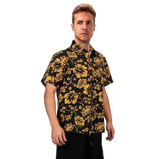 Raoul Duke Hawaiian Shirt Fear and Loathing in Las Vegas Cosplay Vikidoky