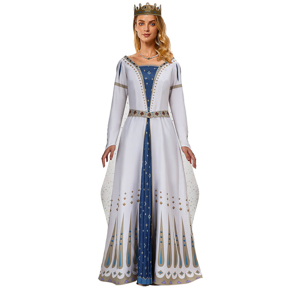 Film Wish Queen Amaya Cosplay Costume Dress Vikidoky