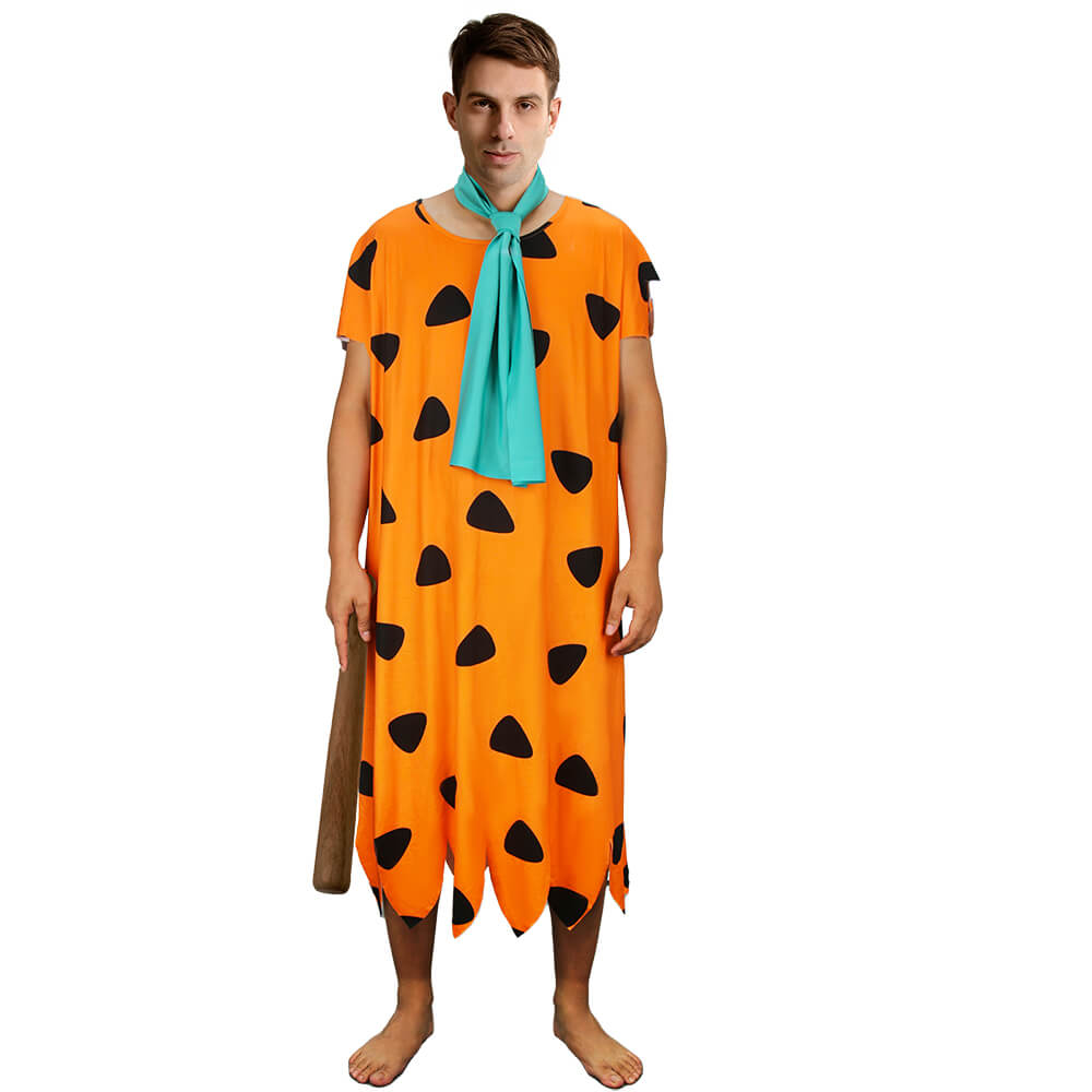 Fred Flintstone Cosplay Costume The Flintstones Halloween Outfits (Read to Ship) Vikidoky