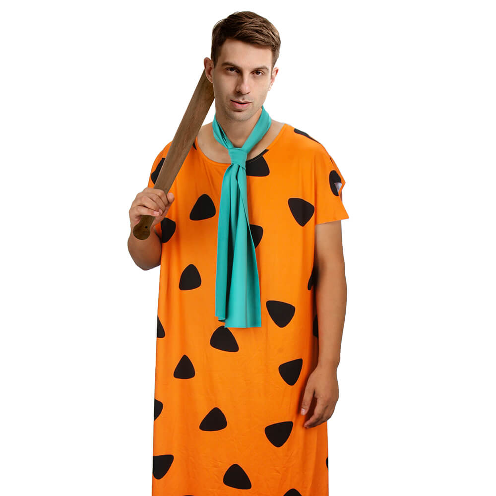 Fred Flintstone Cosplay Costume The Flintstones Halloween Outfits (Read to Ship)