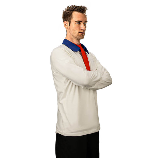 Fred Jones T-Shirt with Tie Cosplay Costume Vikidoky