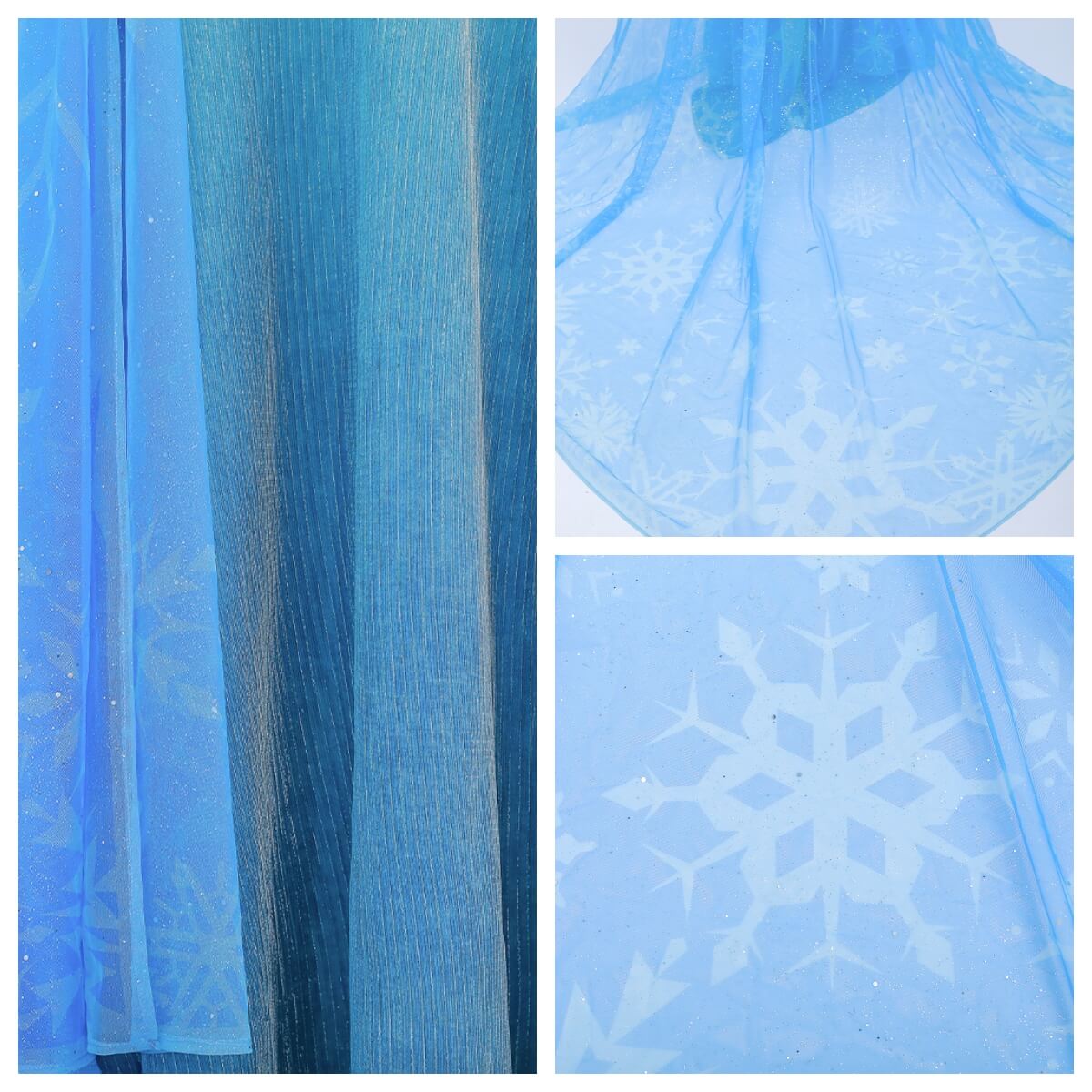 Frozen Elsa Snow Queen Dress Cosplay Costume