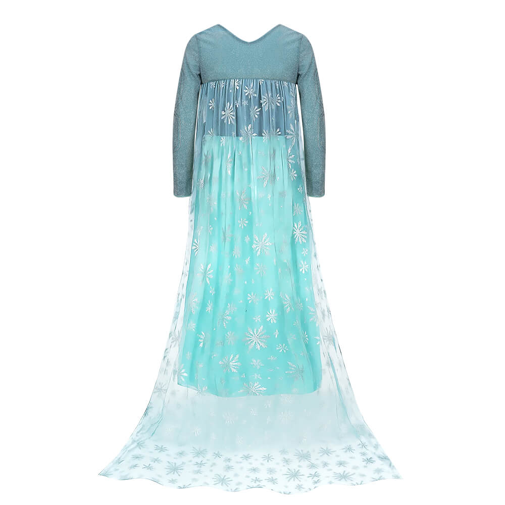 Frozen Elsa Dress Snow Queen Cosplay Costume