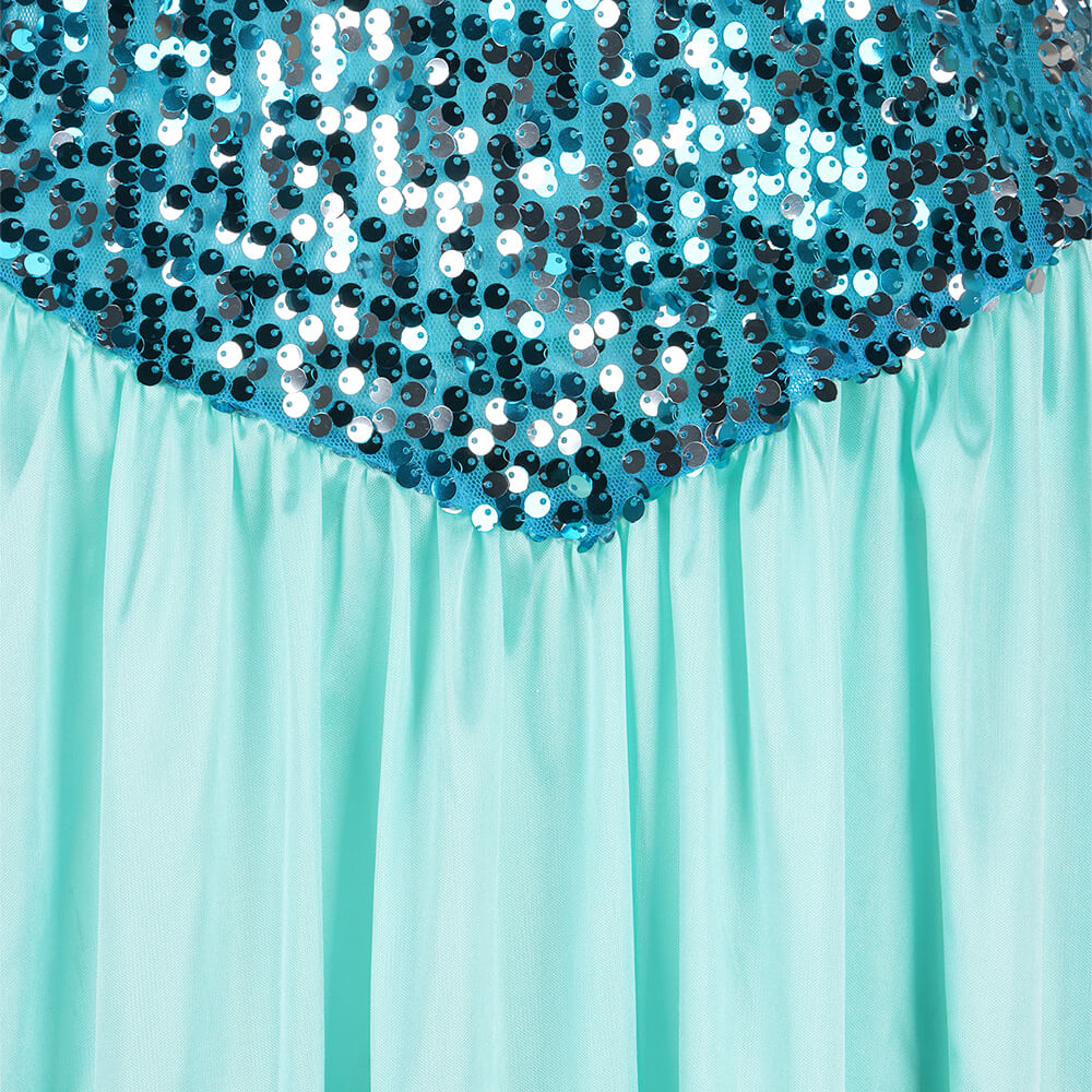 Frozen Elsa Dress Snow Queen Cosplay Costume