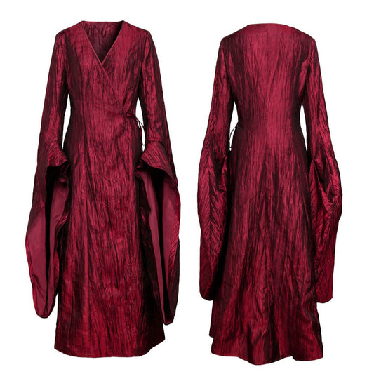 Melisandre Dress Game of Thrones Season 8 Cosplay Costume Vikidoky
