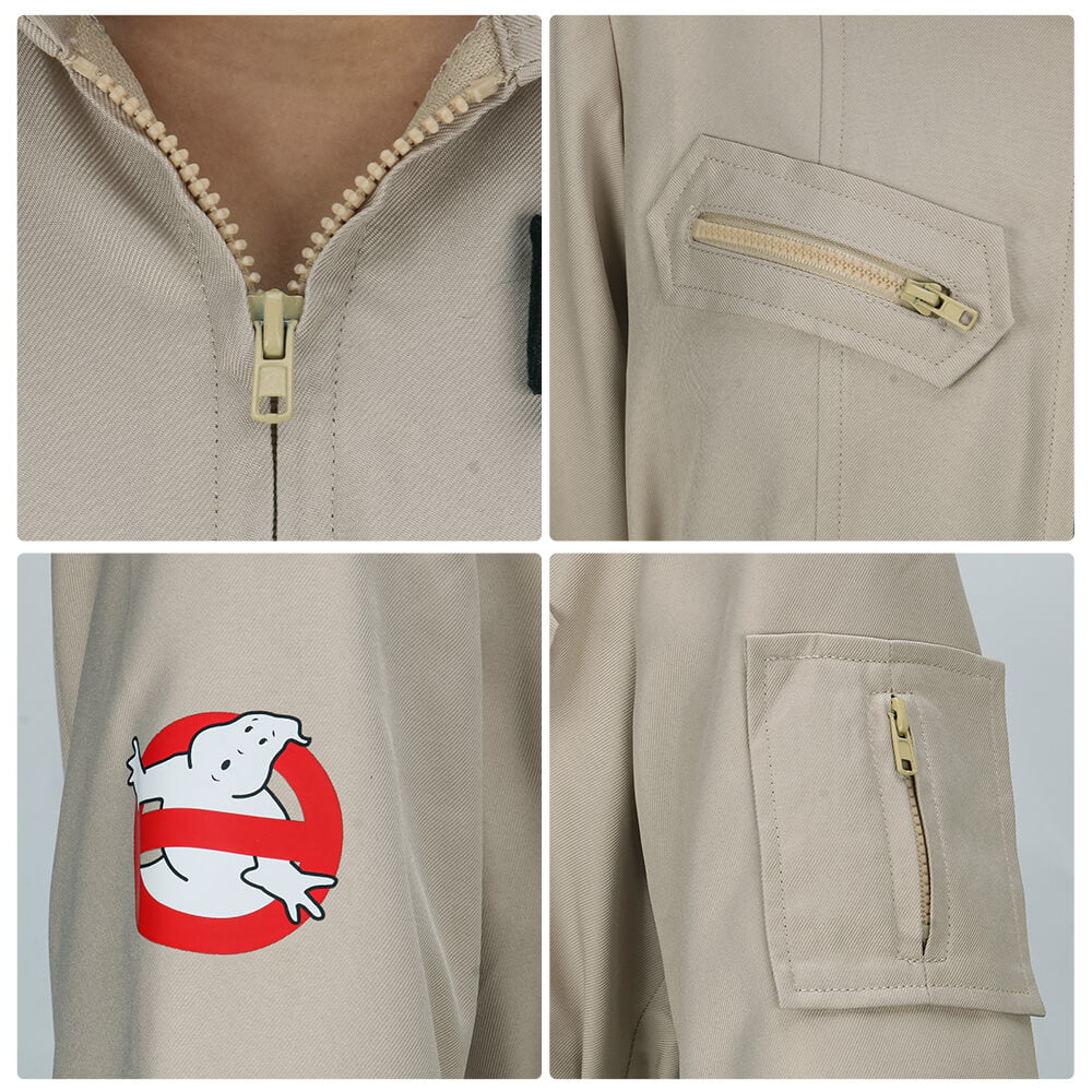 Child Ghostbusters Flight Suit Uniform Cosplay Costume
