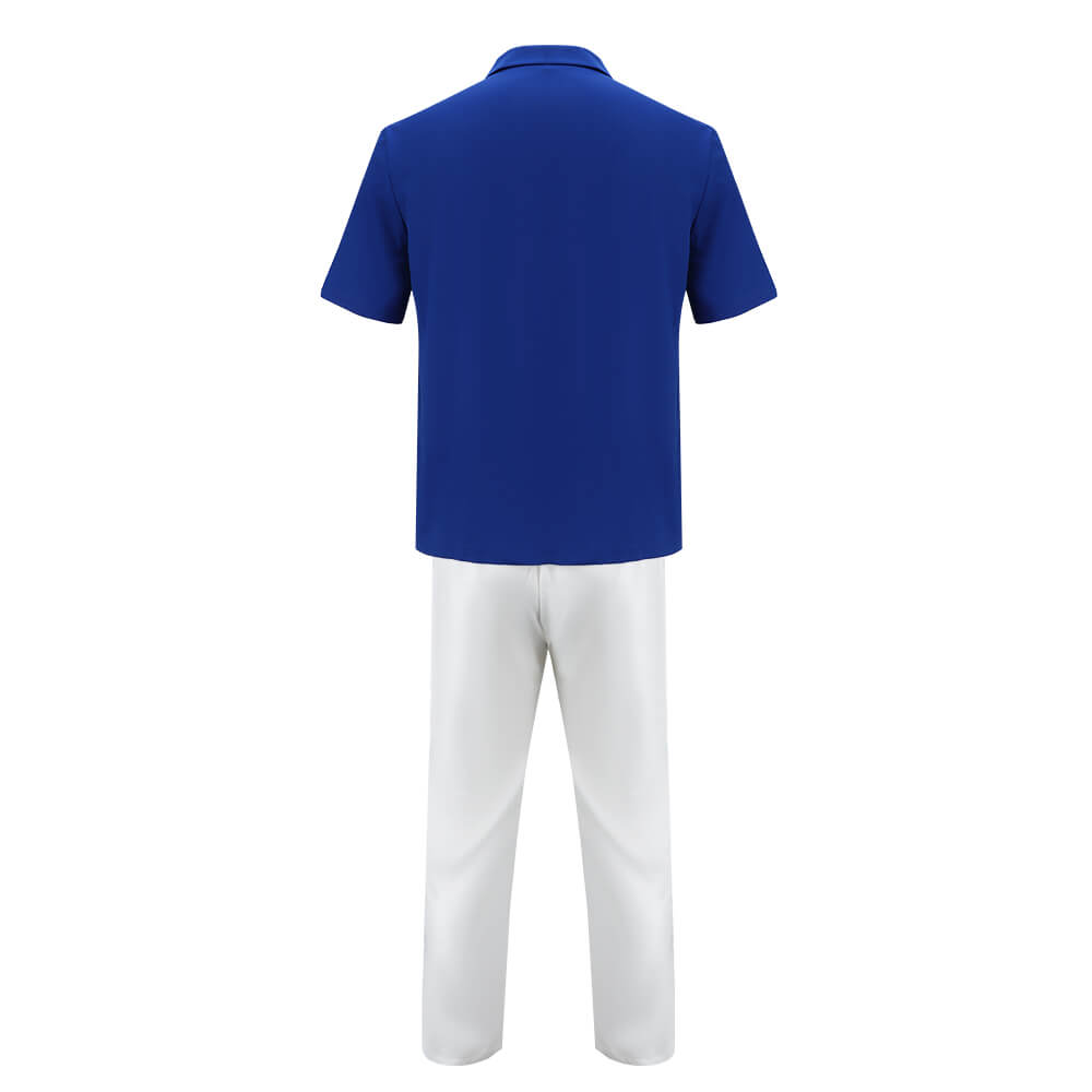 Gilligan's Island The Skipper Jonas Grumby Cosplay Costume Vikidoky