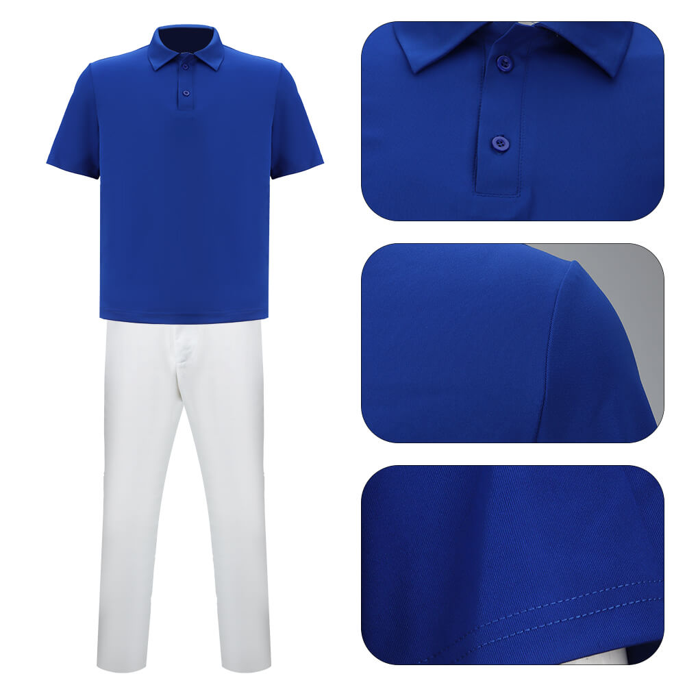 Gilligan's Island The Skipper Jonas Grumby Cosplay Costume Vikidoky