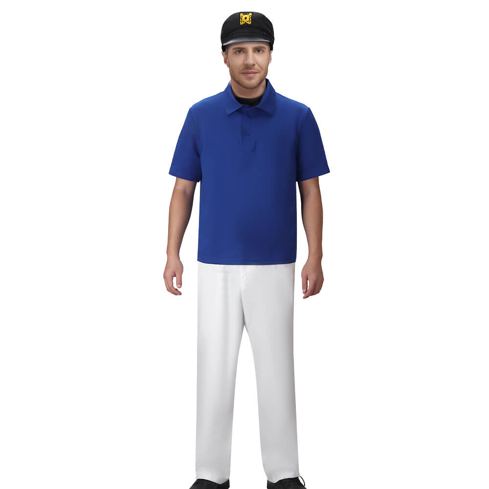 Gilligan's Island The Skipper Jonas Grumby Cosplay Costume Vikidoky