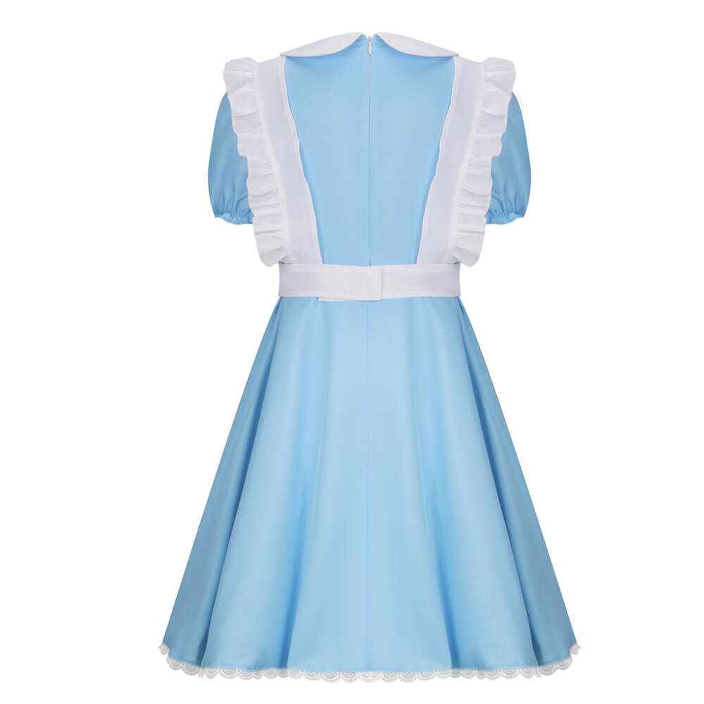 Kids Alice in Wonderland Dress Cosplay Costume Vikidoky