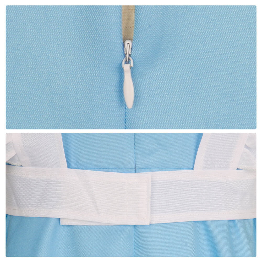 Kids Alice in Wonderland Dress Cosplay Costume Vikidoky
