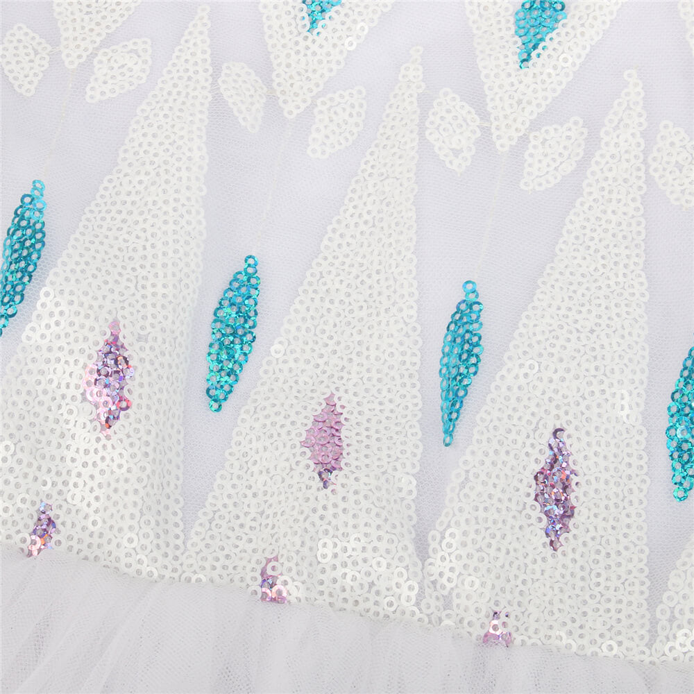 Girls Frozen 2 Elsa Dress Cosplay Costume Vikidoky