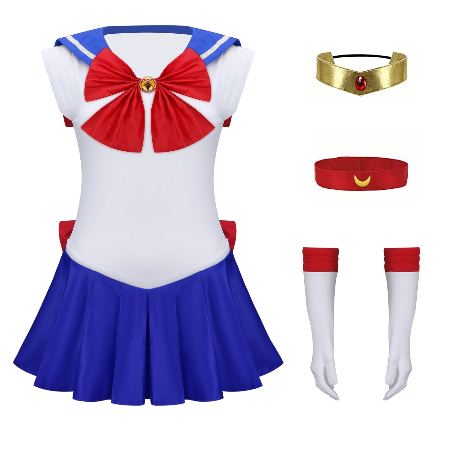 Girls Usagi Tsukino Cosplay Costume Vikidoky