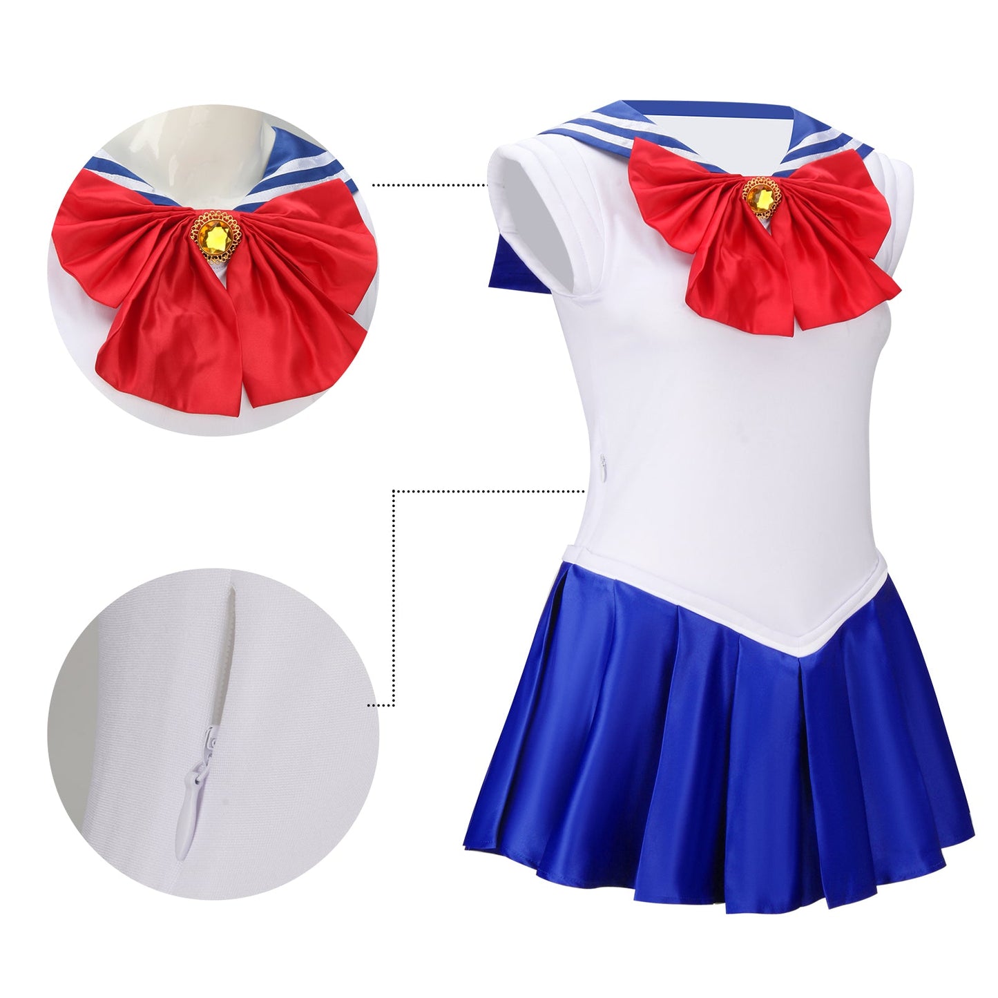 Girls Usagi Tsukino Cosplay Costume Vikidoky