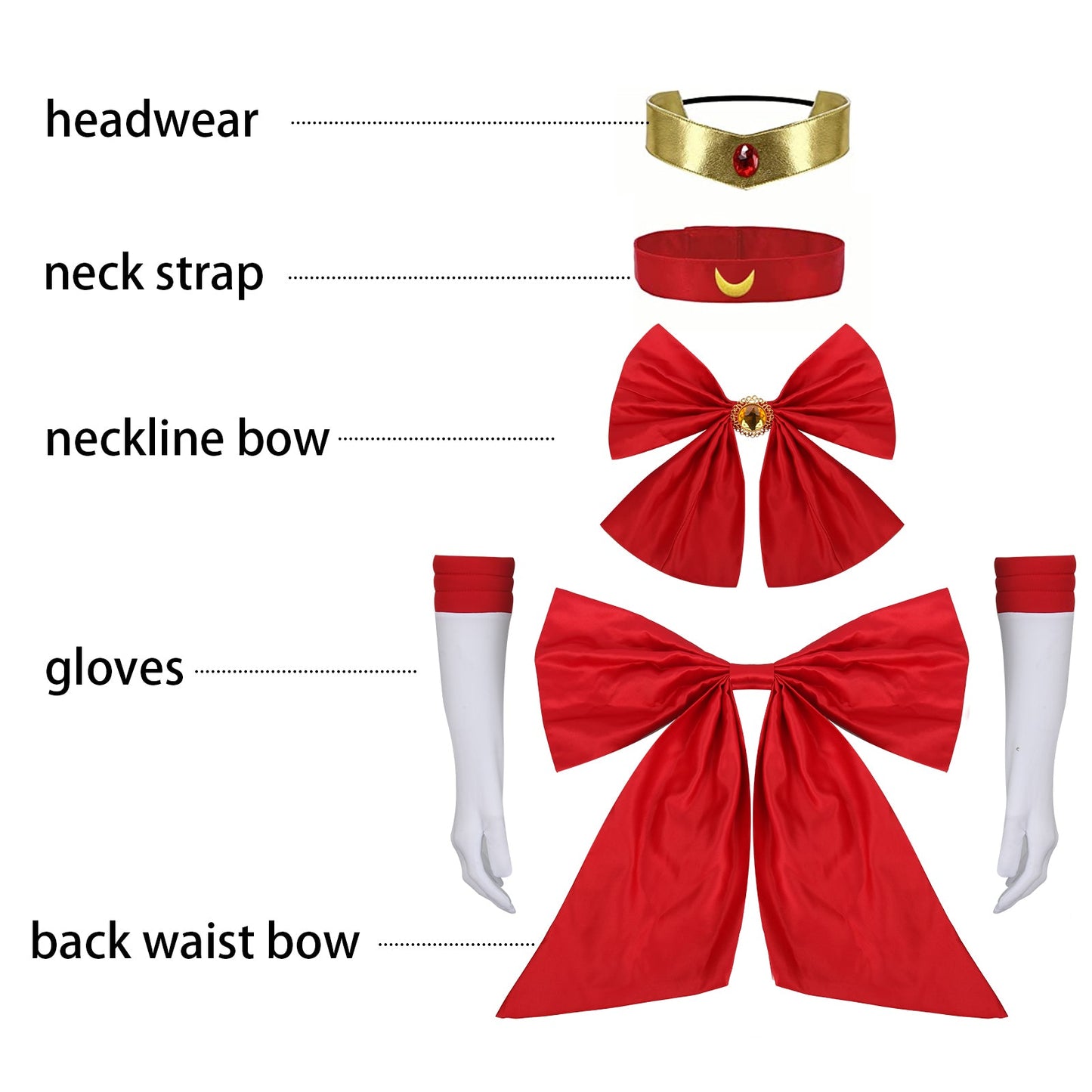 Girls Usagi Tsukino Cosplay Costume Vikidoky