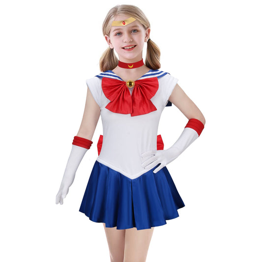 Girls Usagi Tsukino Cosplay Costume Vikidoky