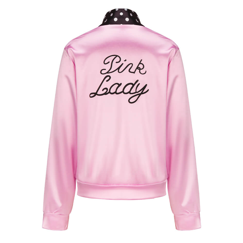 Grease 2 Pink Ladies Sandy Jacket Scarf Kids Costume Vikidoky