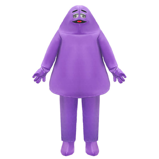 Purple Monster Grimace Cosplay Costume Party Dress Vikidoky