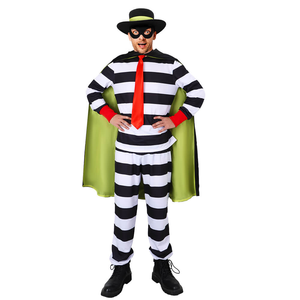 Hamburglar Cosplay Costume Halloween Outfits Vikidoky (M-XL Ready to Ship) Vikidoky