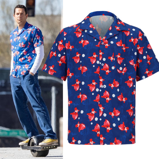 Harold and the Purple Crayon 2024 T-shirt Zachary Levi Harold Cosplay Costume Vikidoky Vikidoky