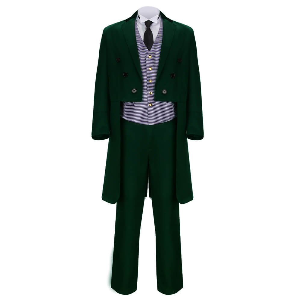 Haunted Mansion Ben Matthias Owen Wilson Cosplay Costume Uniform (S/L Ready to Ship) Vikidoky