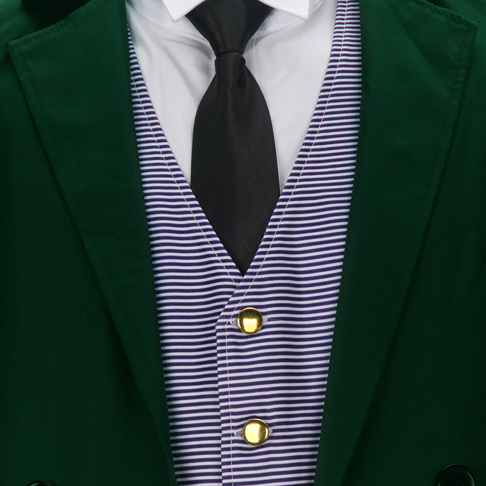 Haunted Mansion Ben Matthias Owen Wilson Cosplay Costume Uniform (S/L Ready to Ship) Vikidoky