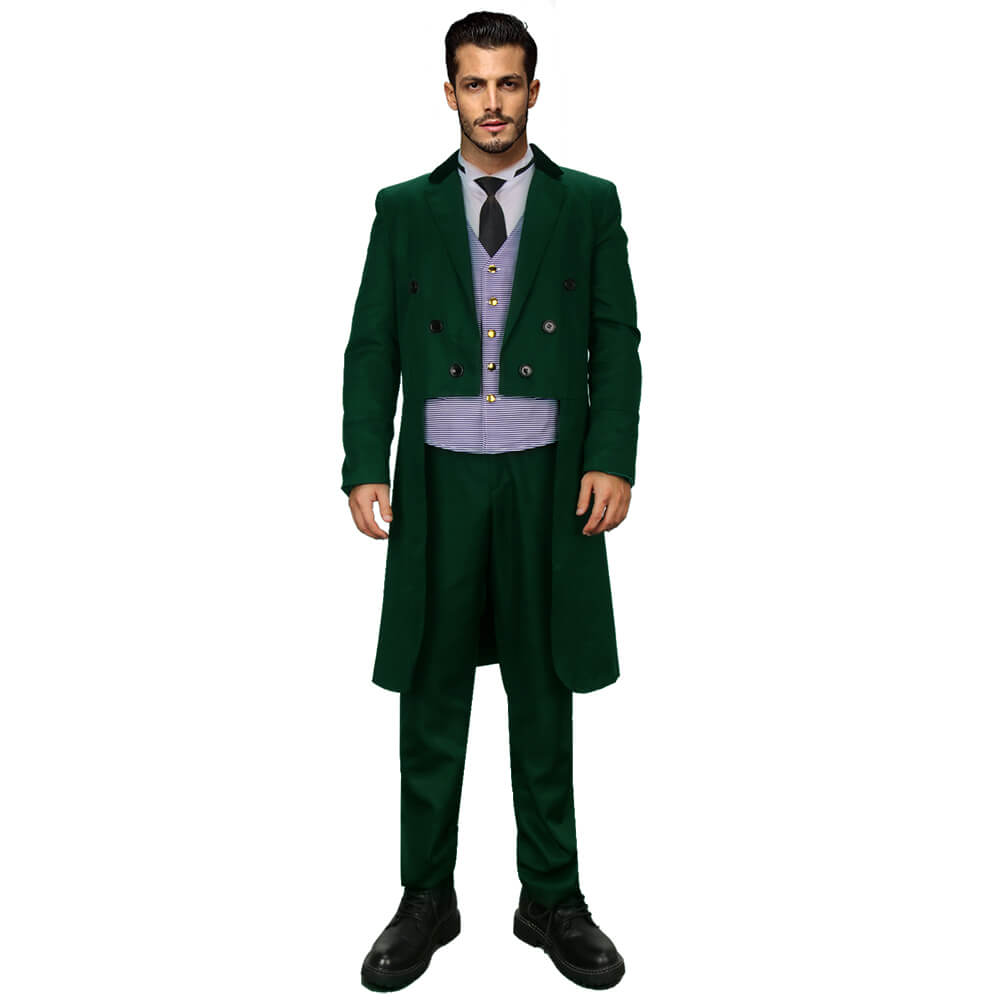 Haunted Mansion Ben Matthias Owen Wilson Cosplay Costume Uniform (S/L Ready to Ship) Vikidoky