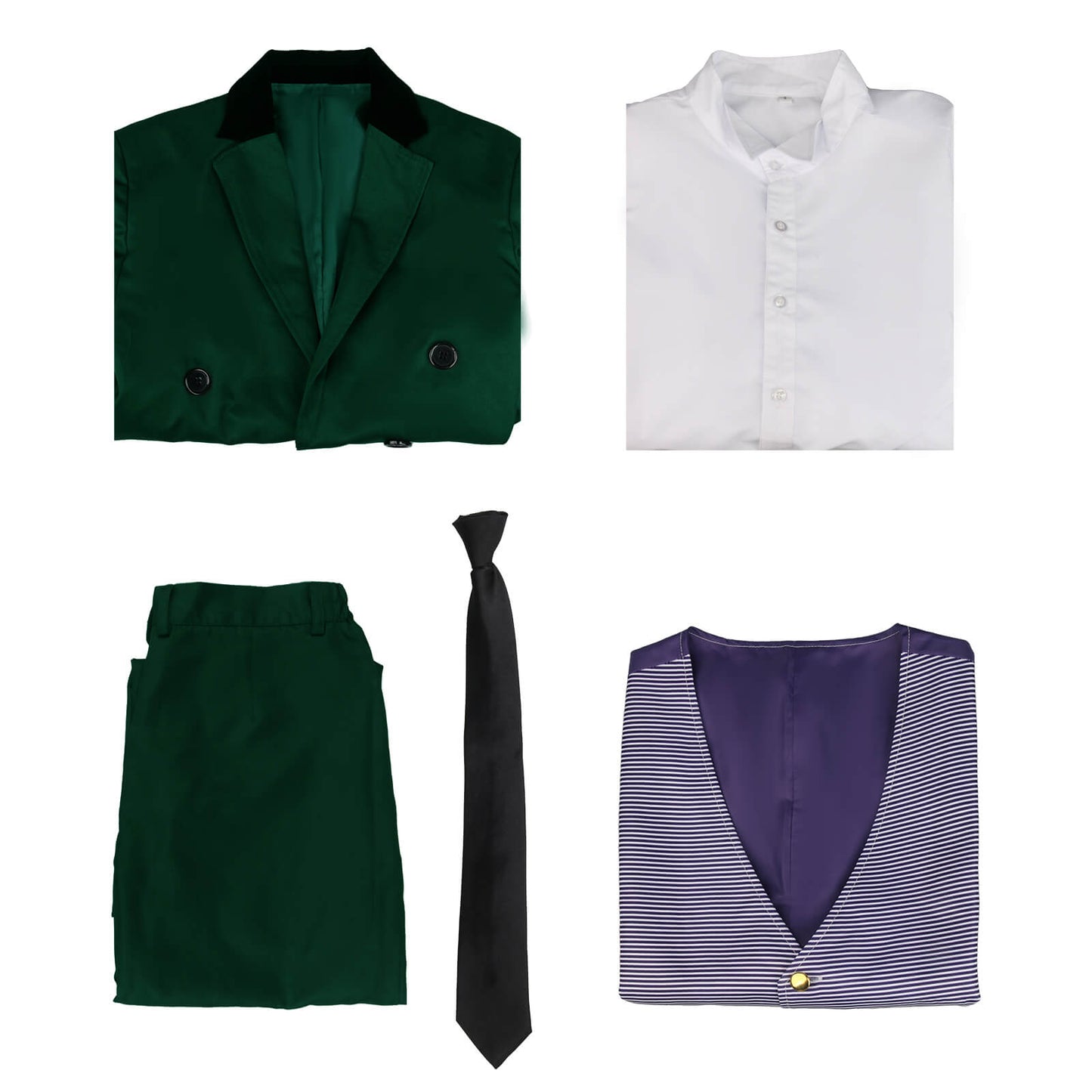 Haunted Mansion Ben Matthias Owen Wilson Cosplay Costume Uniform (S/L Ready to Ship) Vikidoky