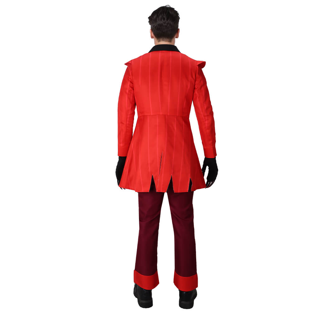 Hazbin Hotel Alastor The Radio Demon Cosplay Costume Vikidoky