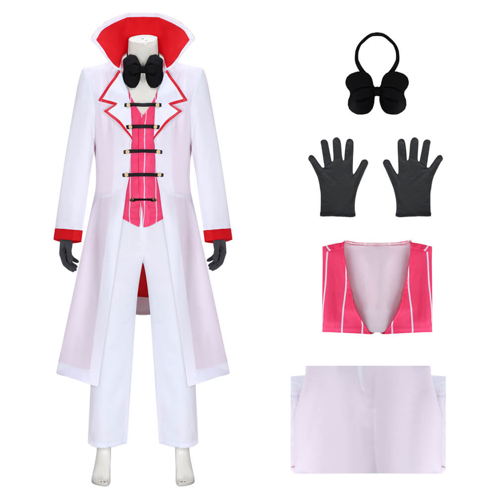 Hazbin Hotel Lucifer Morningstar Cosplay Costume Vikidoky Vikidoky
