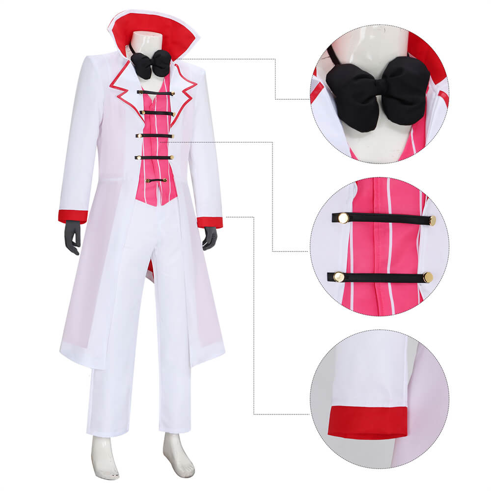Hazbin Hotel Lucifer Morningstar Cosplay Costume Vikidoky Vikidoky