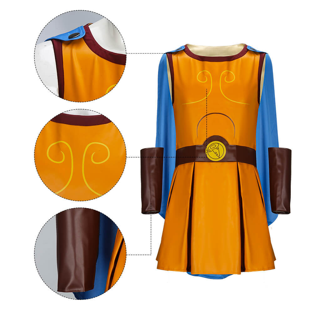 Adults Hercules Cosplay Costume Halloween Outfits (M-XL Ready to Ship) Vikidoky