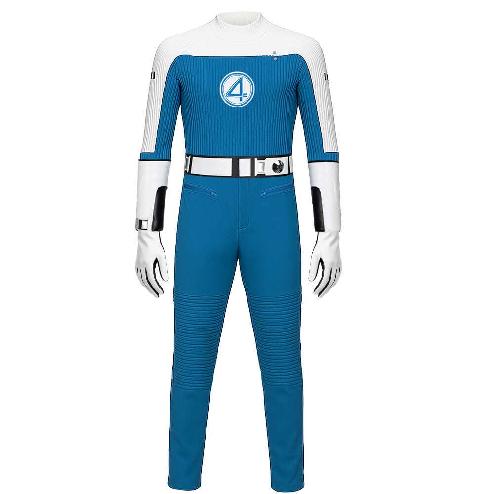 The Fantastic Four First Steps Human Torch Johnny Storm Cosplay Costume - VikiDoky