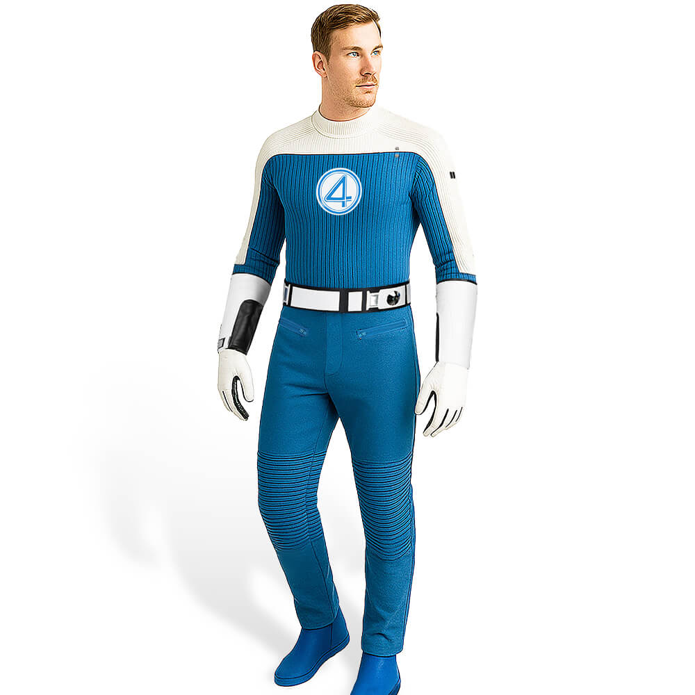The Fantastic Four First Steps Human Torch Johnny Storm Cosplay Costume - VikiDoky