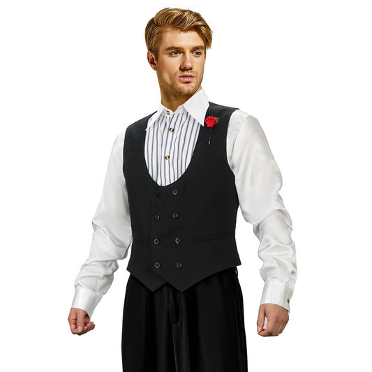 Hunger Games: The Ballad of Songbirds and Snakes Coriolanus Snow Cosplay Costume Tops Vikidoky