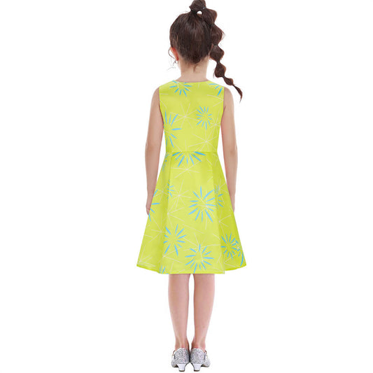 Inside Out 2 JOY Girl Dress Cosplay Costume (Ready to Ship) Vikidoky